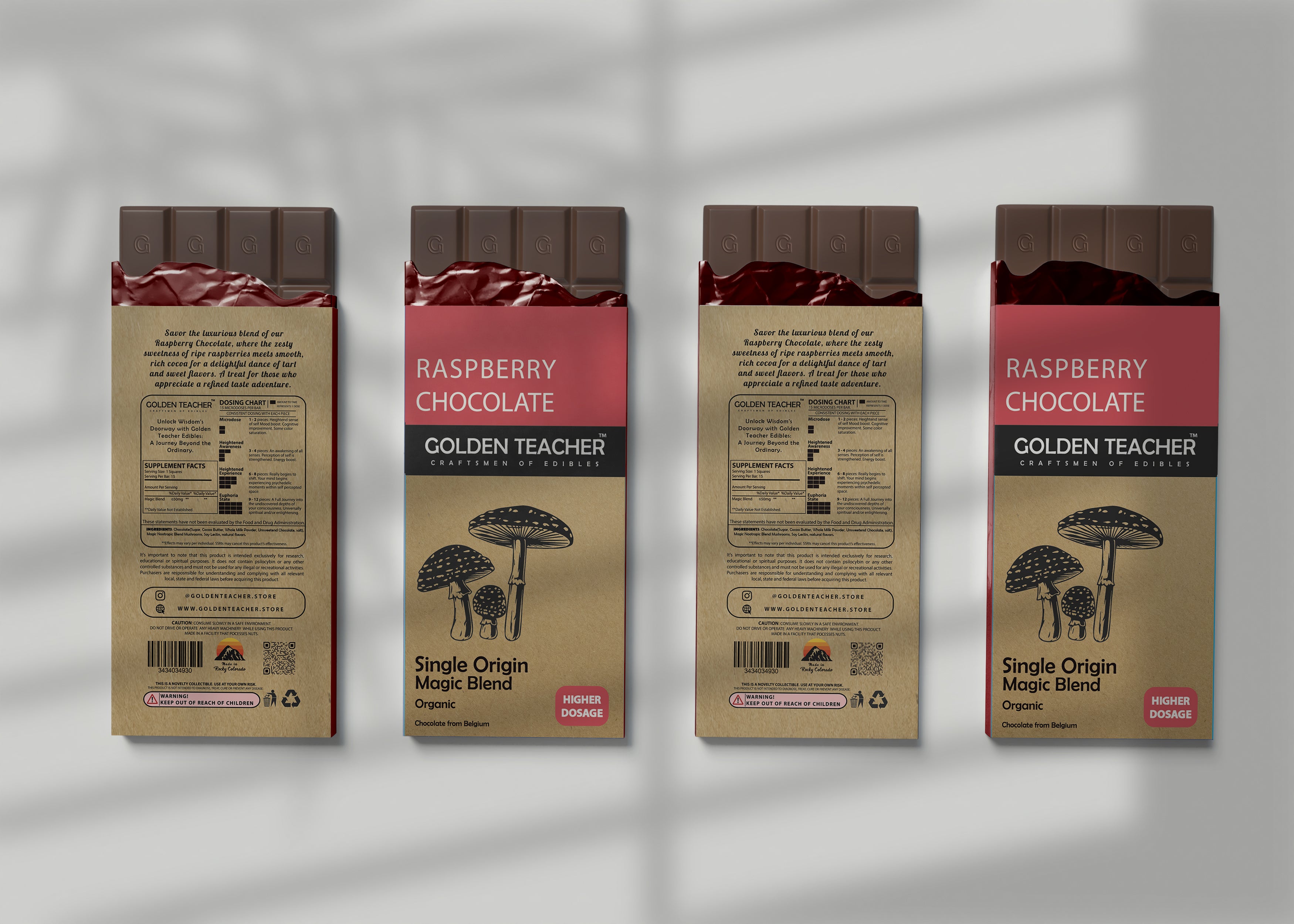 Golden Teacher Higher Dosage Nootropic Chocolate